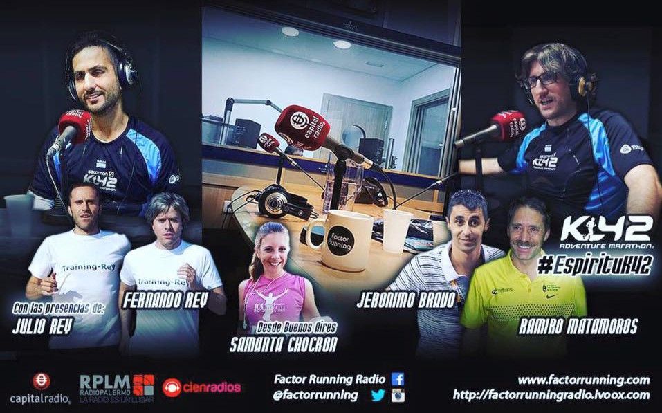 Visitando el plató de televisión de Factor Running - Una Periodista en Zapatillas